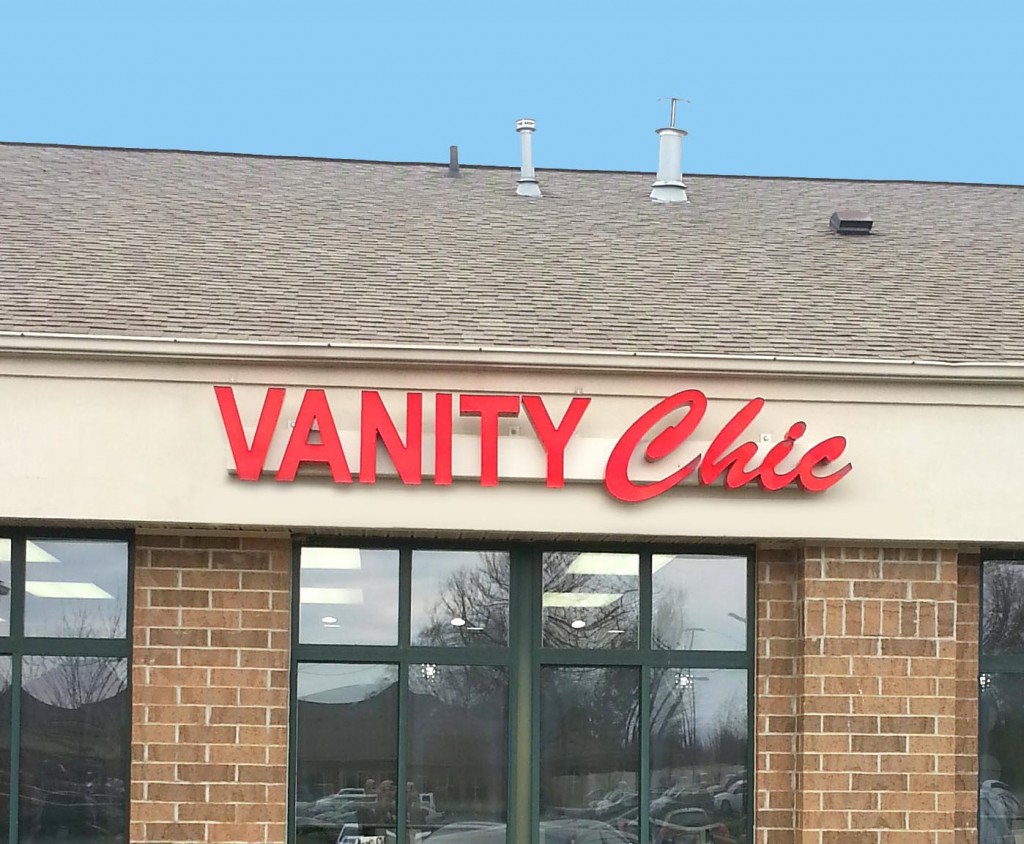 VANITY CHIC Adams Signs & Graphics