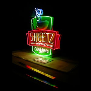 Sheetz gas station neon sign by Adams Signs
