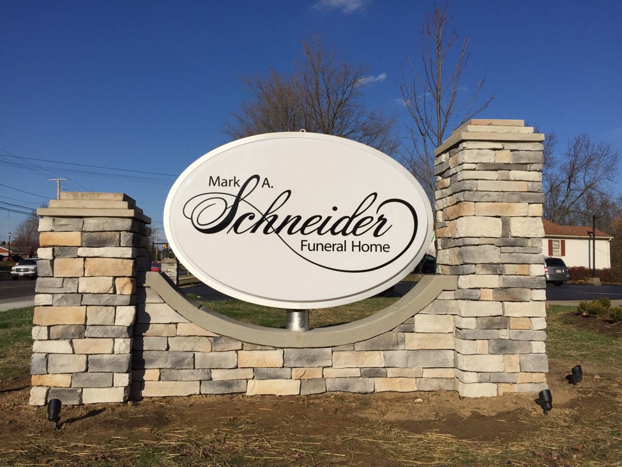 Funeral Home Signage - Adams Signs & Graphics