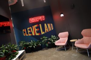 ESPN Cleveland Interior Neon Sign
