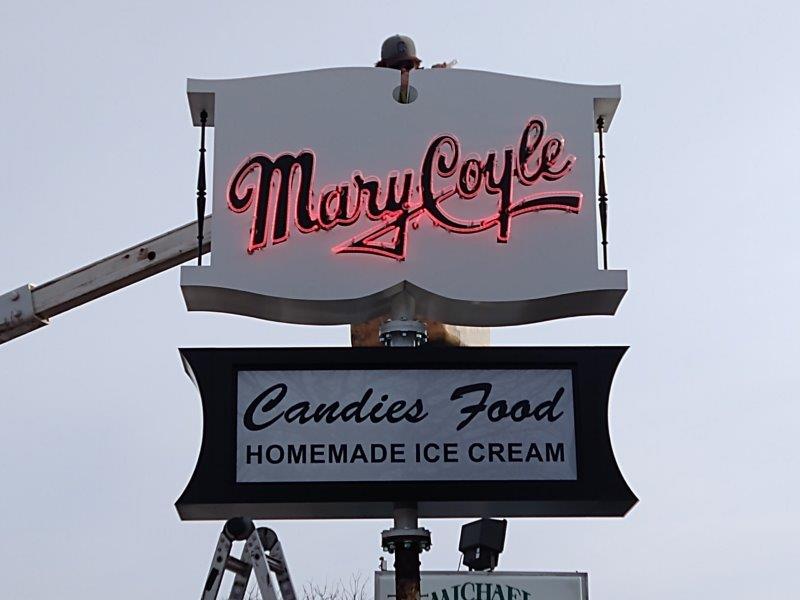 Mary Coyle Akron OH Classic Neon Sign