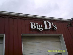 Big D's Newton Grill Channel Letter Sign by Adams Signs