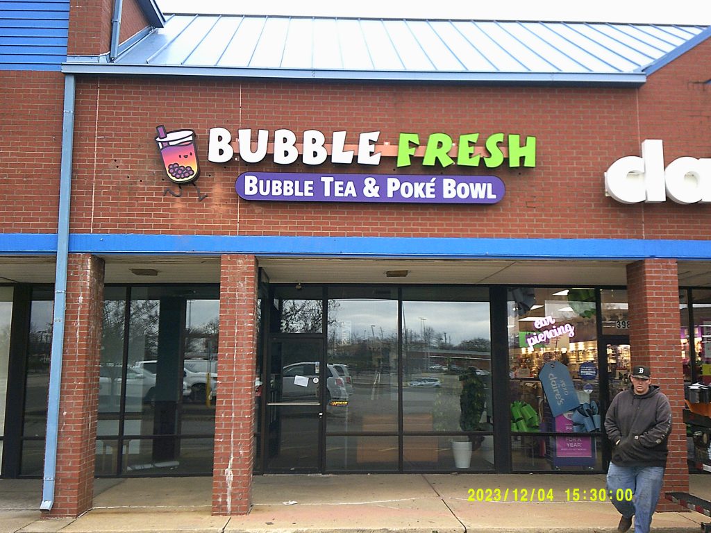 Bubble Fresh Wooster Channel Letters Sign by Adams Signs
