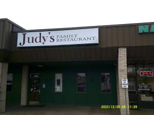 Judy's Family Restaurant Wall Cabinet Sign by Adams Signs