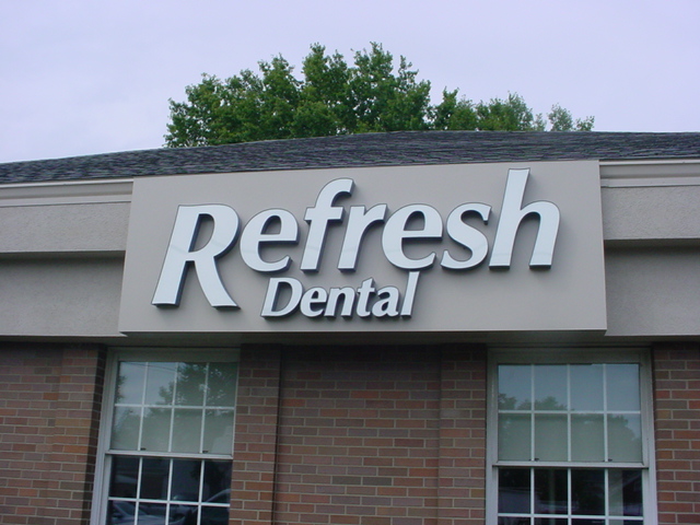 Refresh Dental Alliance Remote Channel Letters by Adams Signs