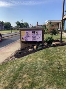 Exterior LED sign by Adams Signs for the North Canton library