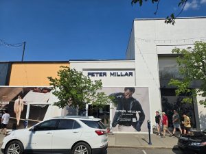 Peter Millar's new remote style channel letters in the Columbus Easton Mall made by Adams Signs