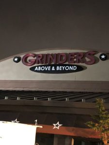 Located in Hartville, Ohio, Grinders' sign underwent a custom channel letter signage replacement.