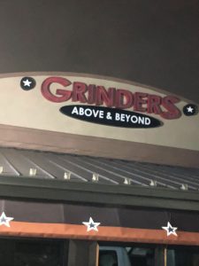 Located in Hartville, Ohio, Grinders received a custom channel letter sign replacement.